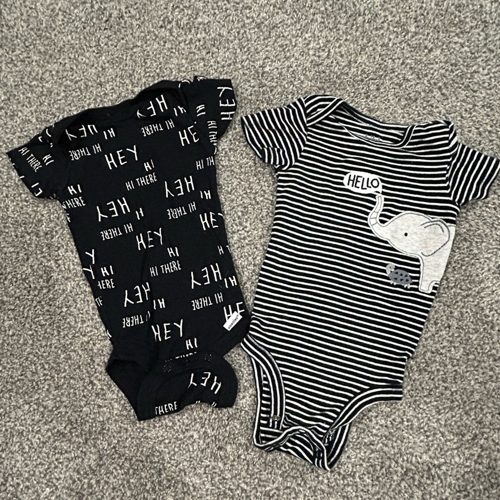 Hey hello baby onesie